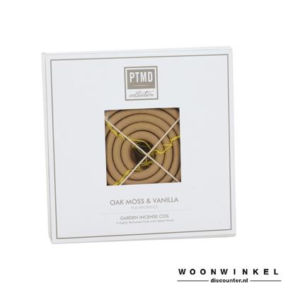 PTMD Incense coil Oak Moss & Vanilla 4 pcs holderL PTMD Incense coil Oak Moss & Vanilla 4 pcs holderL