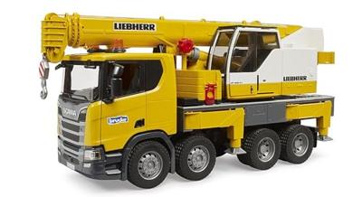 bruder Scania Super 560R Liebherr kraanwagen Kant-en-klaar model Vrachtwagen (model) - thumbnail