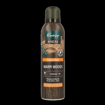 Men warm woods douche foam cedernoot 200 Milliliter