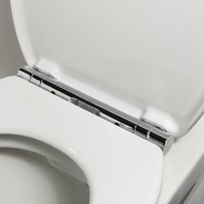 Toiletzitting Tiger Boston Softclose Duroplast Chroom Wit - thumbnail