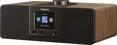 Sangean WFR-32 Internetradio Internet Bluetooth, AUX, USB, Internetradio Incl. afstandsbediening Zwart, Hout