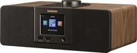Sangean WFR-32 Internetradio Internet Bluetooth, AUX, USB, Internetradio Incl. afstandsbediening Zwart, Hout - thumbnail