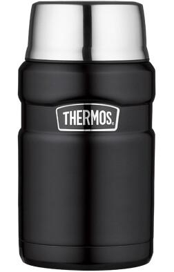 Thermos Voedseldrager King Zwart Mat 710 ml Thermos Voedseldrager King Zwart Mat 710 ml