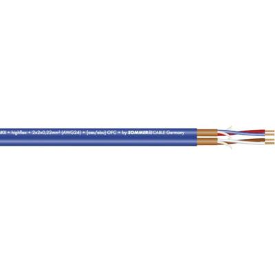 Sommer Cable 200-0552 Microfoonkabel 2 x 2 x 0.22 mm² Blauw per meter Sommer Cable 200-0552 Microfoonkabel 2 x 2 x 0.22 mm² Blauw per meter