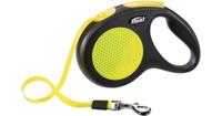Flexi rollijn new classic neon tape zwart / geel - thumbnail