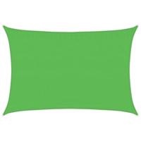 VidaXL Zonnezeil 160 g/m² 3,5x4,5 m hdpe lichtgroen - thumbnail