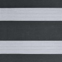 VidaXL Zebra rolgordijn 130x100 cm stofbreedte 125,9 cm zwart - thumbnail