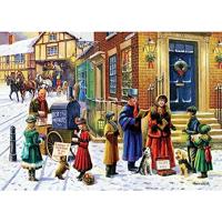 The Carol Singers Puzzel 500 Stukjes - thumbnail