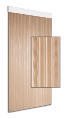 Degor Vliegengordijn Luxe Lamellen Transparant / Wit 100 x 230 cm