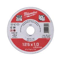 Milwaukee Dunne metaal snijschijf, contractor series SCS 41/125 x 1 x 22 mm opdrachtnemer series - 4932451477 - thumbnail