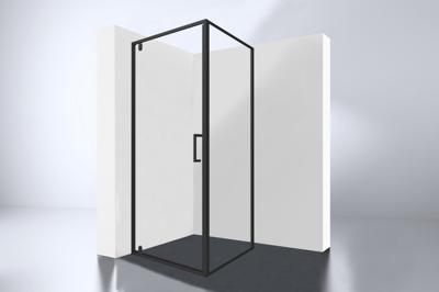 Best Design Douchecabine Baron H 90 Draaideur 90x90x200 cm 8 mm Helder Nano Glas Zwart