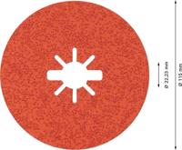 Bosch Accessoires Expert R782 X-LOCK keramische prisma-fiberschijf 115 mm, 22,23 mm, K36 - 1 stuk(s) - 2608621820 - thumbnail