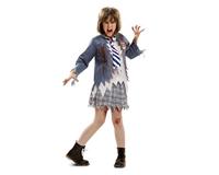 Kostuums voor Kinderen My Other Me Meisje Zombie Maat 7-9 Jaar - thumbnail