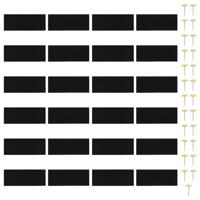 VidaXL Insectendeurgordijnen 2 st magnetisch 220x110 cm zwart - thumbnail