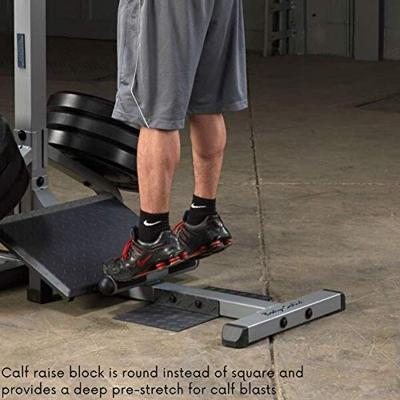 Body-Solid GSCL360B Hack Squat en Calf Machine - Black