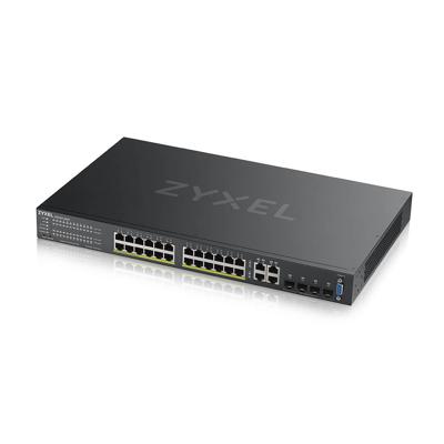 Zyxel GS2220-28HP-EU0101F netwerk-switch Managed L2 Gigabit Ethernet (10/100/1000) Zwart Power over Zyxel GS2220-28HP-EU0101F netwerk-switch Managed L2 Gigabit Ethernet (10/100/1000) Zwart Power over