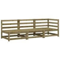 Tuinbank 3-zits gempregneerd grenenhout - thumbnail