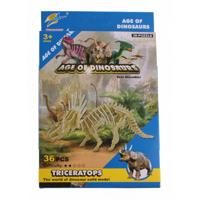LG-Imports dinosaurus bouwpakket Triceratops 36-delig - thumbnail