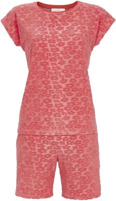 Zachte badstof shortama rood