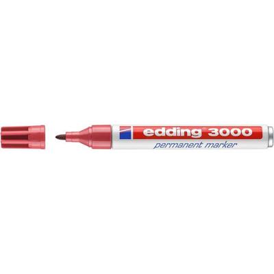Viltstift edding 3000 rond 1.5-3mm karmijnrood | 10 stuks