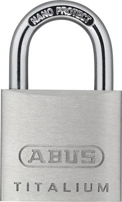 ABUS Cilinderhangslot | breedte slotlichaam 30 mm | Titalium verschillendsluitend | 1 stuk - 77581 77581 ABUS Cilinderhangslot | breedte slotlichaam 30 mm | Titalium verschillendsluitend | 1 stuk - 77581 77581