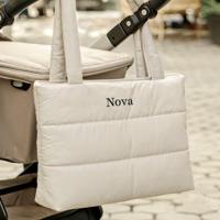 Puffer tas - Beige - thumbnail