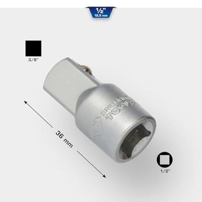 Brilliant Tools BT022905 BT022905 Dopsleuteladapter Aandrijving 1/2 (12.5 mm) 36 mm 1 stuk(s) Brilliant Tools BT022905 BT022905 Dopsleuteladapter Aandrijving 1/2 (12.5 mm) 36 mm 1 stuk(s)