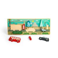 Bigjigs houten londen chunky puzzel, 8st. - thumbnail