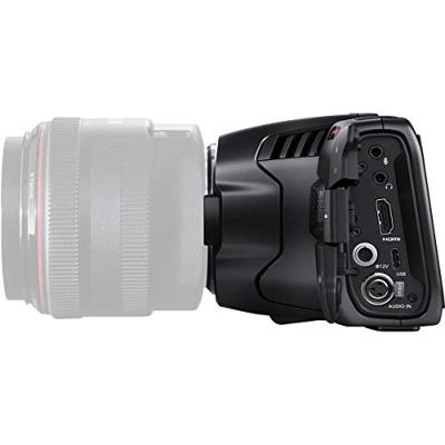 Blackmagic Design Pocket Cinema Camera 6K (5inch LCD, externe USB-C media schijf opname, inclusief accessoires), zwart