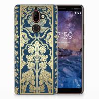 Nokia 7 Plus | TPU Case | Beige Flowers - thumbnail