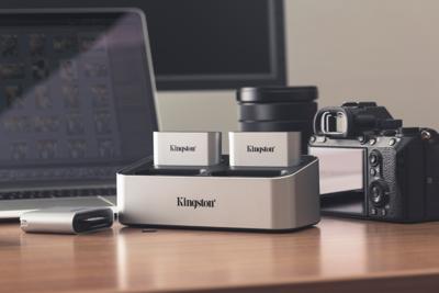 Kingston workflow usb minihub dockingstation (zilver/zwart, usb-c, usb-a)