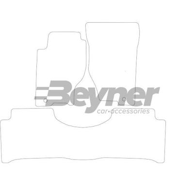 Automatten passend voor Kia Sorento 2004-2009 3-delig BL1347753