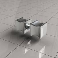 Losse Deurknop Type 5 Chroom Aqua Splash - thumbnail