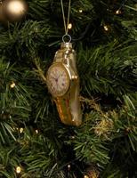 Nordic Light Kerstbal Horloge 11 cm - thumbnail