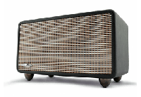 Speaker met Bluetooth® technologie - Retro USB Zwart (HFG411BT) - thumbnail