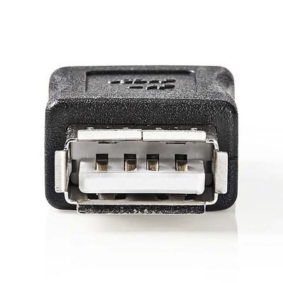 USB 2.0-Adapter | A Female - A Female | Zwart [CCGP60900BK]