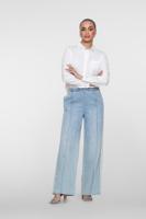 Geisha Trackpants Jogdenim 61051-10 Regular Fit 830 Bleached Denim - thumbnail