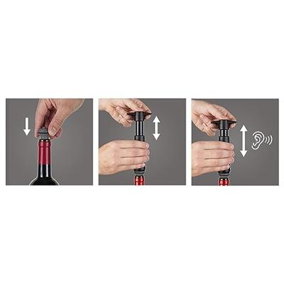 Vacu Vin Wijnstopper Vacuum Wine Stopper - Grijs - 10 stuks