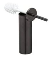Geesa Nemox Closetborstelgarnituur Ø8,2x37,1 cm Brushed Black Metal - thumbnail