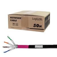 LogiLink CPV0081 netwerkkabel Zwart 50 m Cat7 S/FTP (S-STP) - thumbnail
