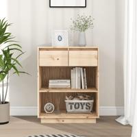 Wandkast 60x34x75 cm massief grenenhout - thumbnail