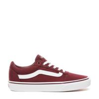 VANS Ward sneakers donkerrood/wit - thumbnail