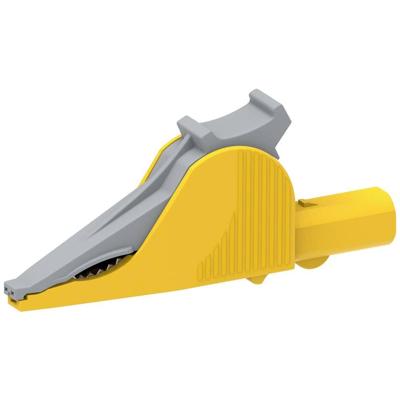 Electro PJP 5066-IEC-CD1-J Krokodillenklem Steekaansluiting 4 mm CAT III 1000 V, CAT IV 600 V Geel Electro PJP 5066-IEC-CD1-J Krokodillenklem Steekaansluiting 4 mm CAT III 1000 V, CAT IV 600 V Geel