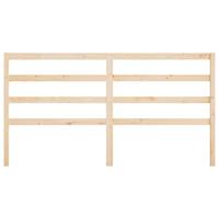 Hoofdbord 206x4x100 cm massief grenenhout - thumbnail