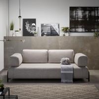 Kave Home 3-zits Bank 'Compo' Met Blad, kleur Beige - thumbnail