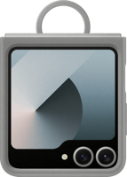 Samsung Silicone Case voor Flip 6 Telefoonhoesje Grijs - thumbnail