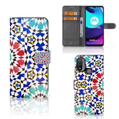Motorola Moto E20 | E30 | E40 | Bookcase | Mozaïek | Portemonnee hoesje