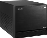 Shuttle sw580r8 black xpc cube pc barebone, lga1200, intel, 4x ddr4, dimm, m.2, 500w 80+ gold - thumbnail