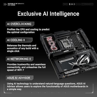 Asus ROG MAXIMUS Z890 EXTREME Moederbord Socket Intel LGA 1851 Vormfactor ATX Moederbord chipset Intel® Z890 - thumbnail