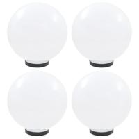 VidaXL Led-bollampen 4 st rond 30 cm pmma - thumbnail